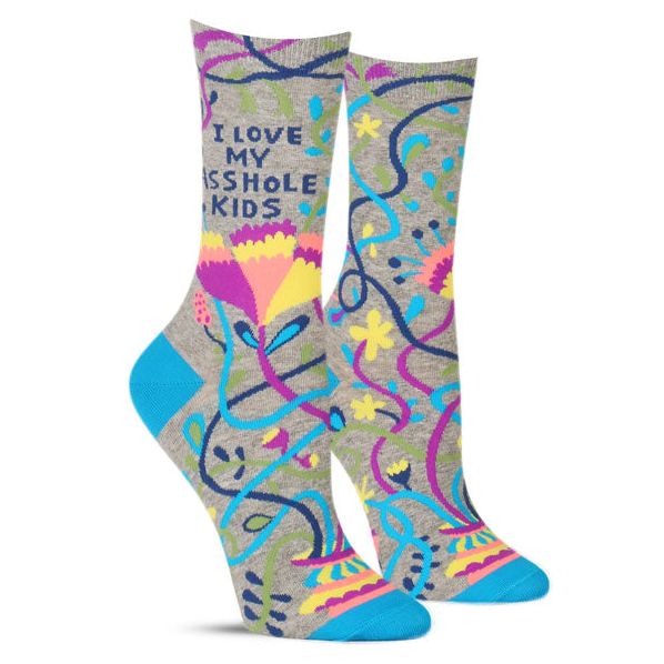 I Love My A*shole Kids Socks