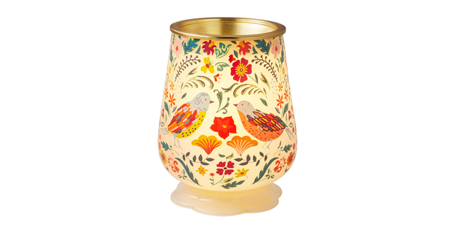 The Pioneer Woman Folky Bird Full Size Ceramic Fragrance Warmer