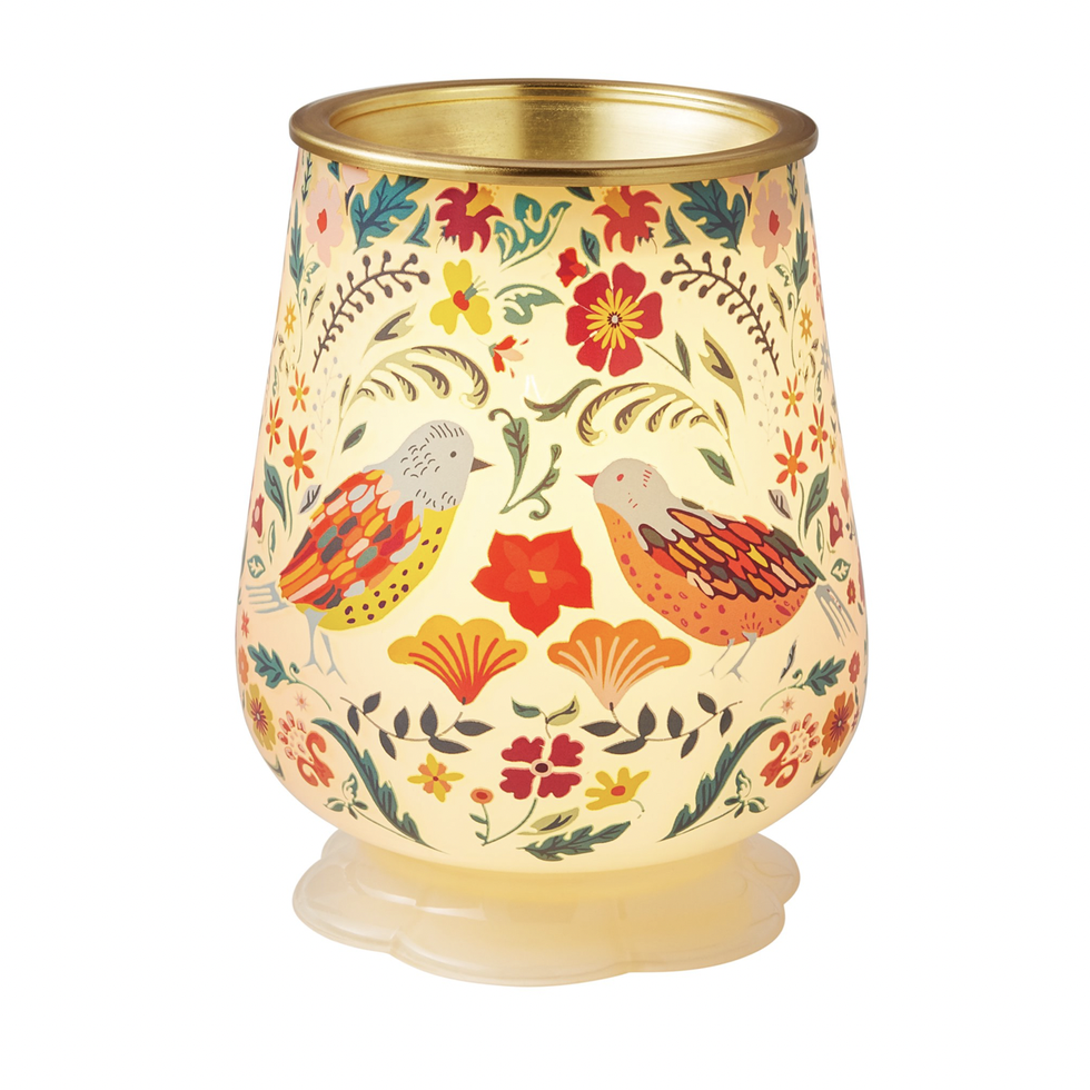 The Pioneer Woman Folky Bird Full Size Ceramic Fragrance Warmer