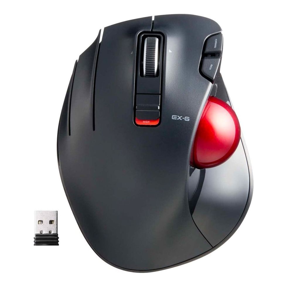 EX-G Series Left-Handed Trackball Mouse