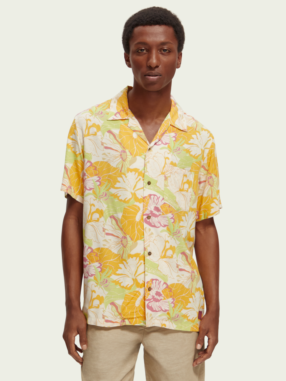 Printed Camp Shirt