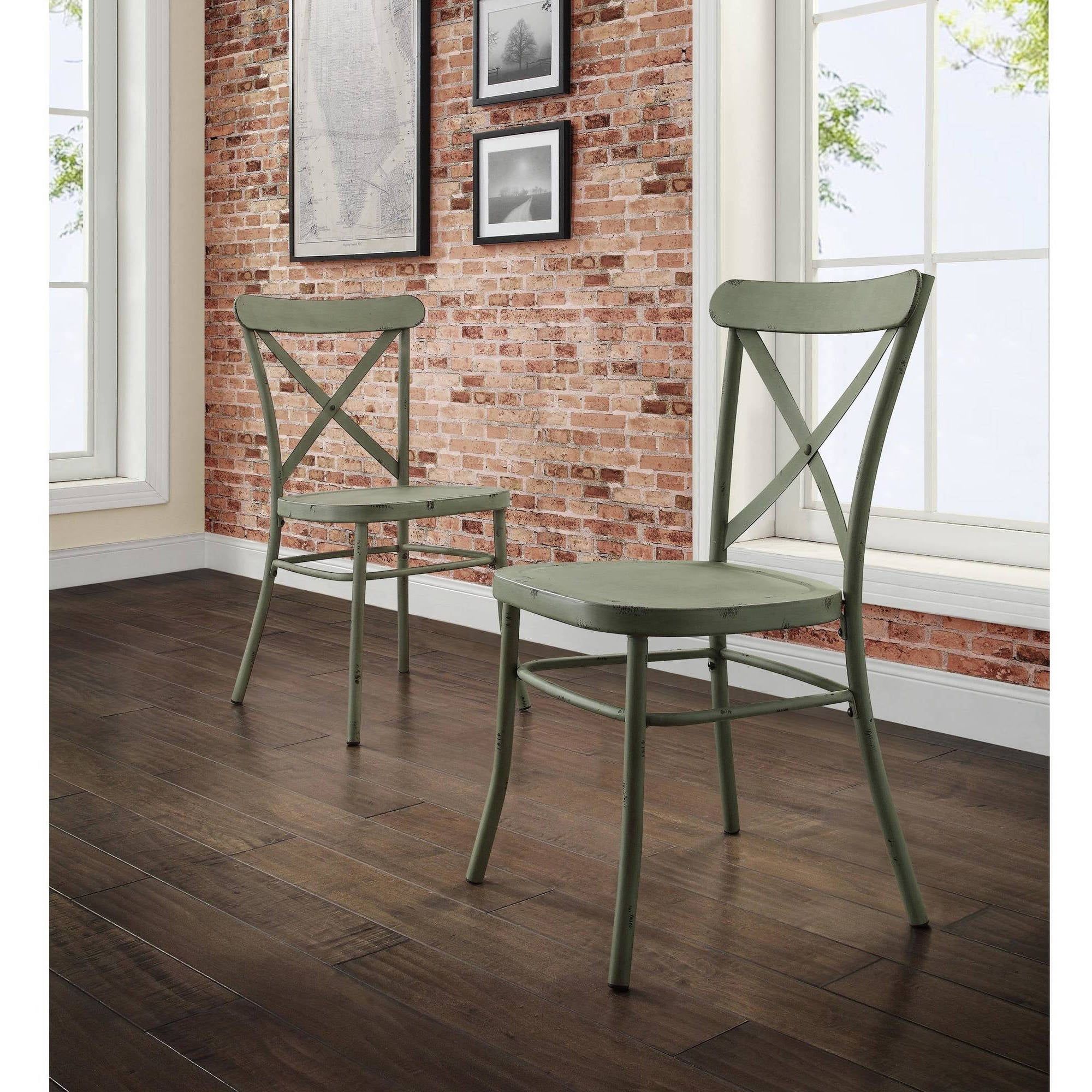 Better homes and gardens collin wood and metal on sale dining table