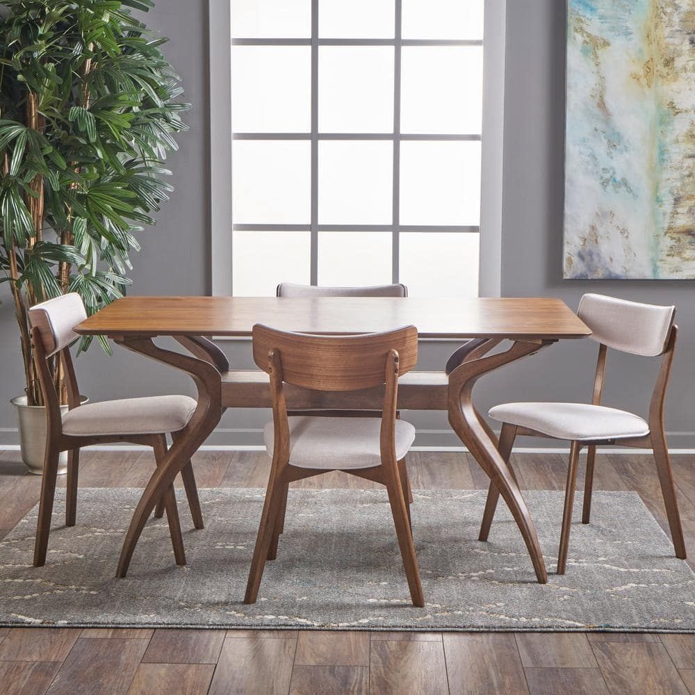 The Best Online Furniture Stores Of 2024   1678389956 Natural Walnut Noble House Dining Room Sets 18366 64 1000 