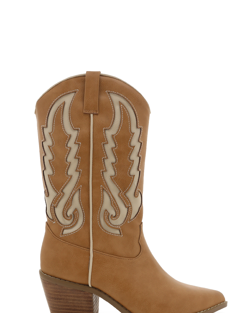 Norva Camel-Bone Boots