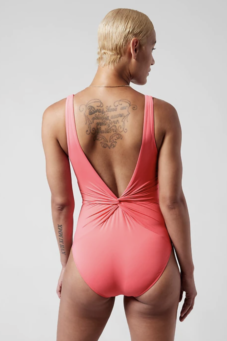 Women's Low-Back One-Piece Swimsuit