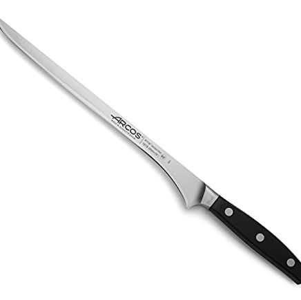 Arcos Set cuchillo jamonero profesional alveolado