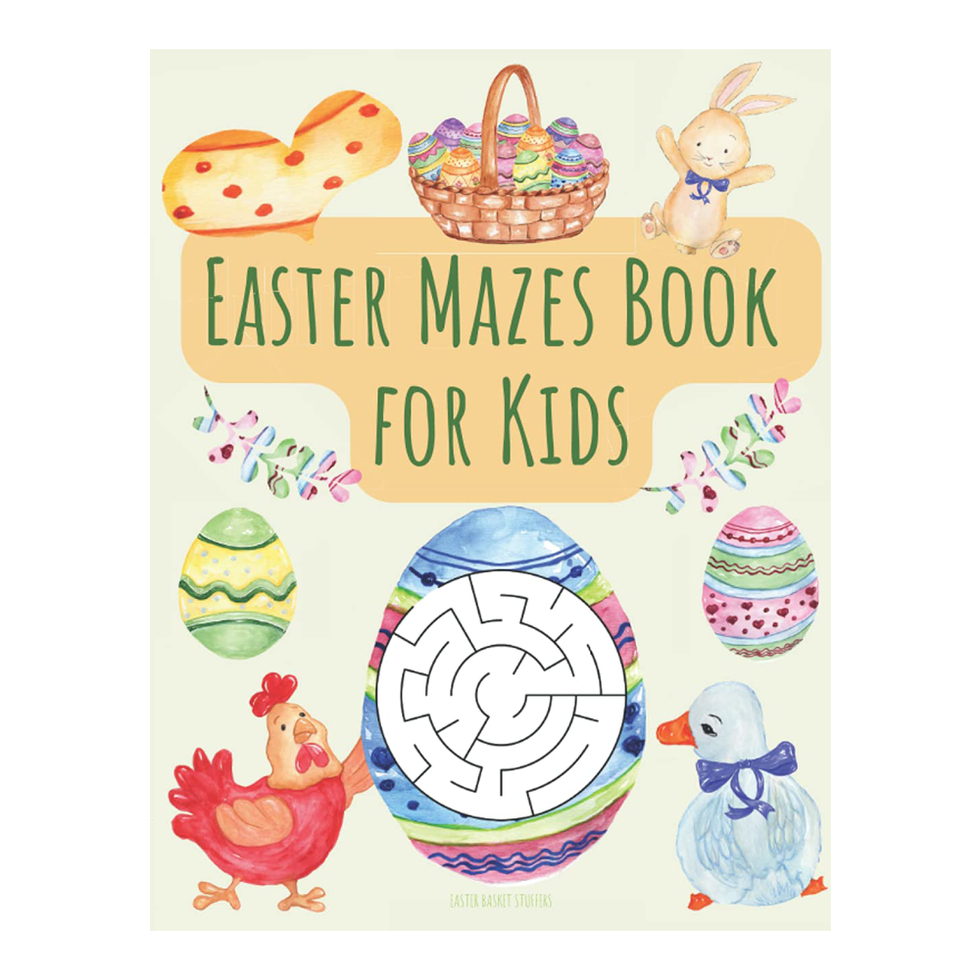Easter Mazes Book for Kids: Easter Basket Stuffers: 150 Mazes of 3 Difficulty Levels: Activity Book for Kids