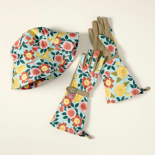 Sunny Day Garden Hat and Glove Sunny Day Garden Hat and Glove
