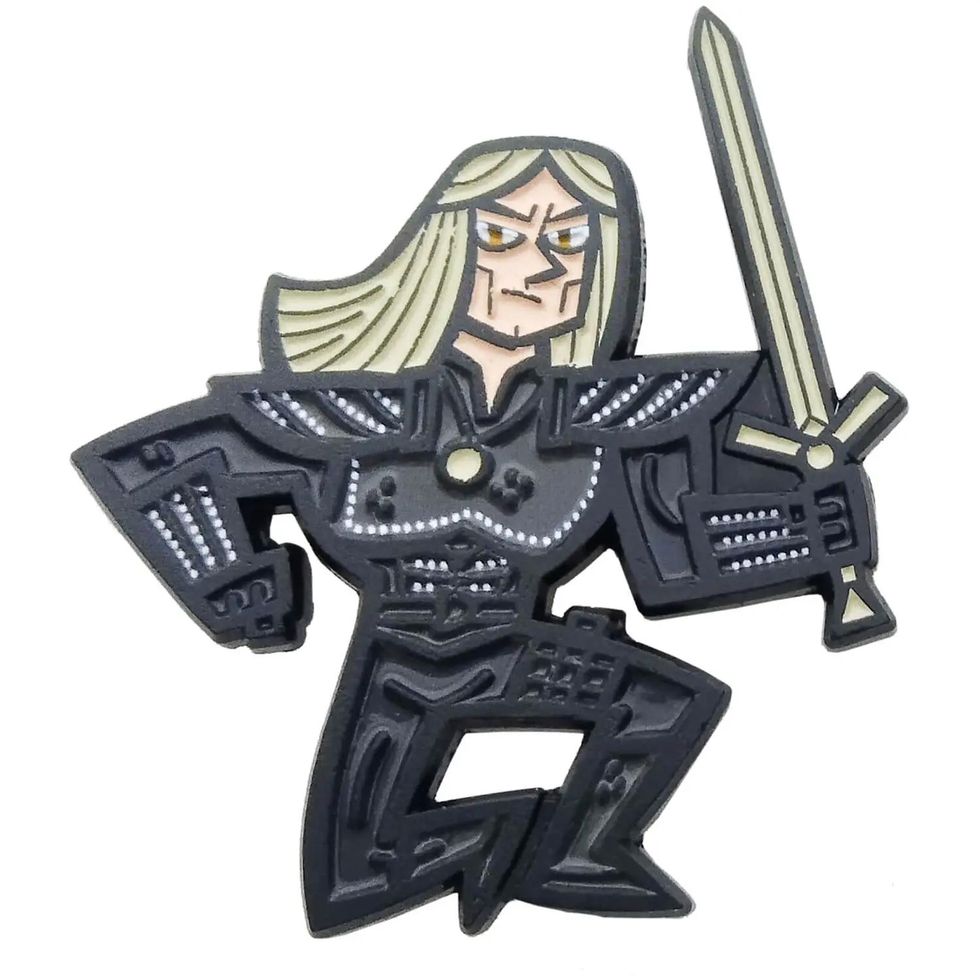 DUST! The Witcher - Geralt Enamel Pin Badge - Limited Edition Exclusive To Zavvi