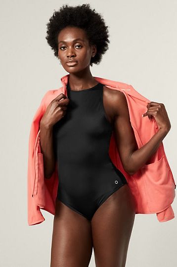 Aspiga Ladies Sustainable Halter Neck Recycled Swimsuit