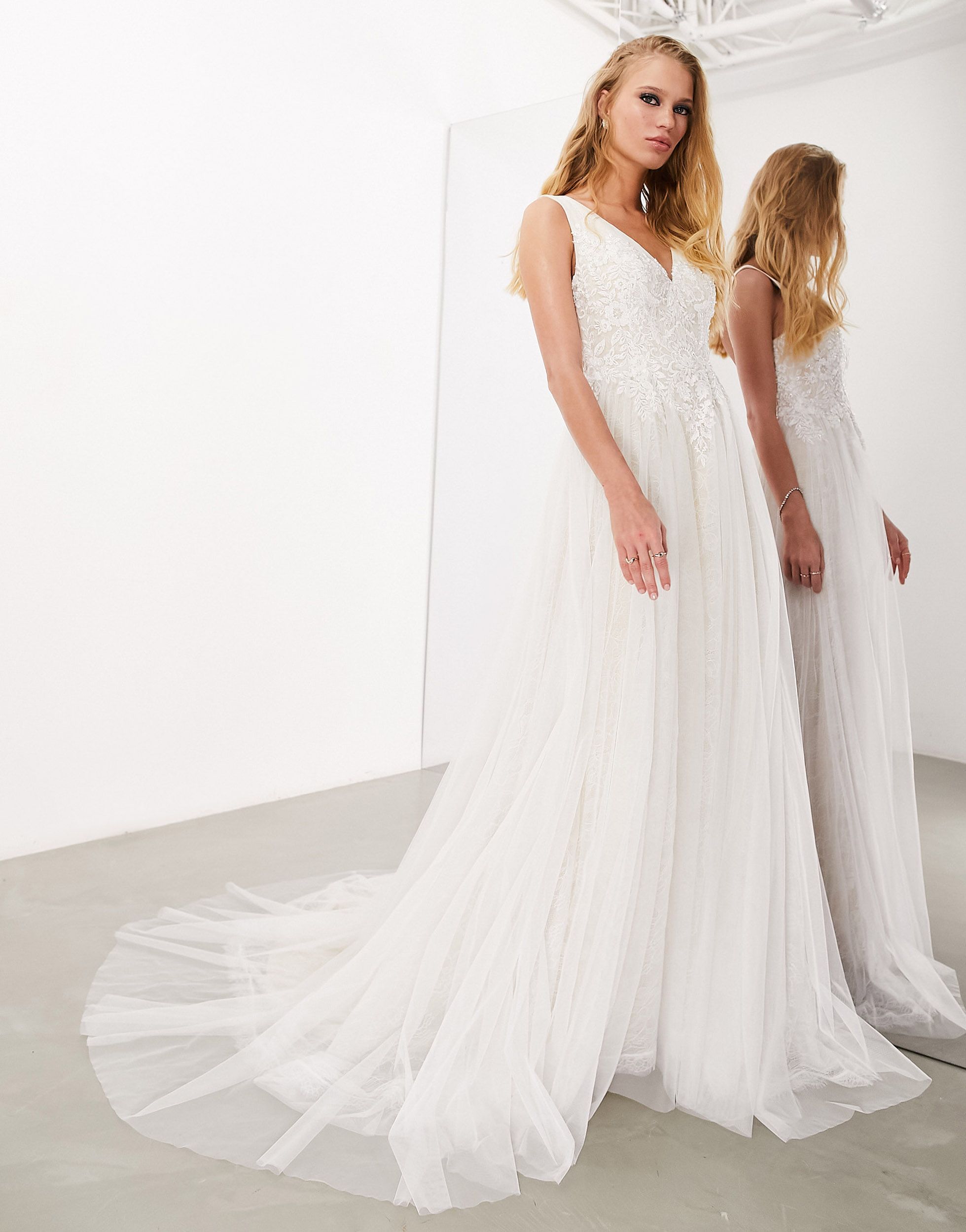 Asos princess outlet wedding dress