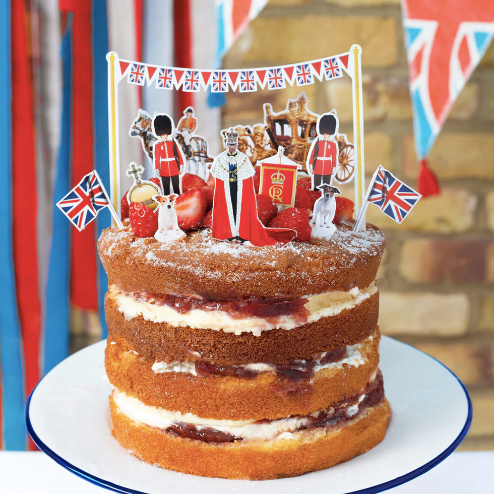 Royal Coronation Cake Toppers - 12 Pack