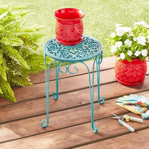 Cast-Iron Plant Stand 