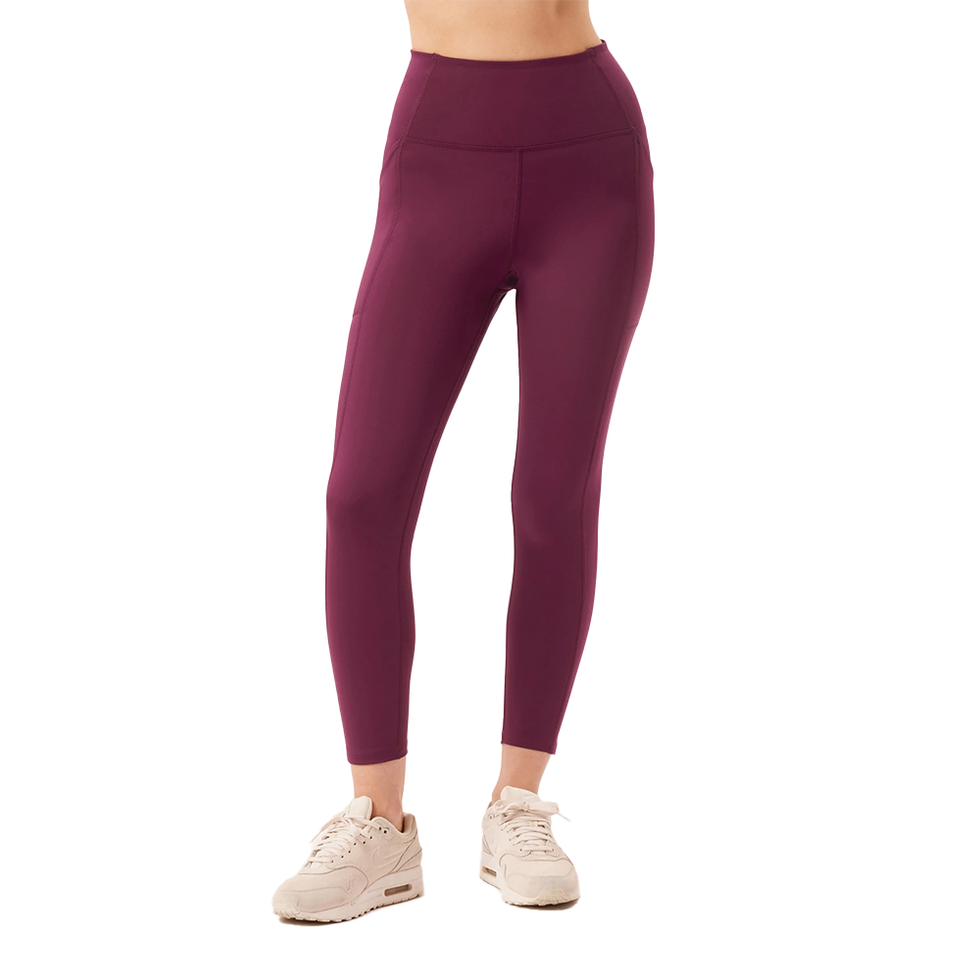 Plum Compressive Pocket Legging