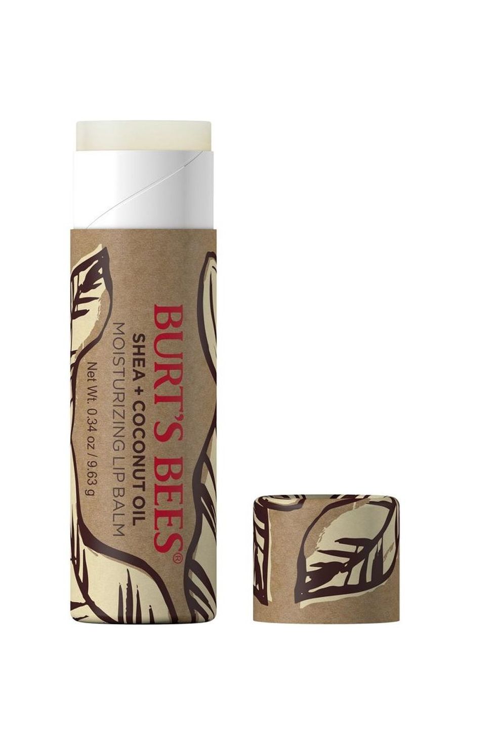 Burt's Bees Shea + Coconut Oil Paper Tube Lip Balm 