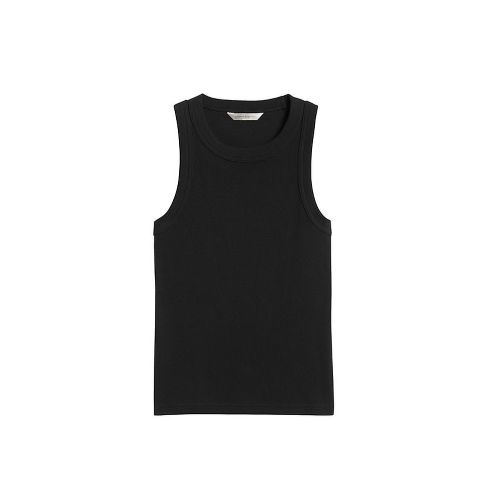 Fitted Ribbed Tank Top