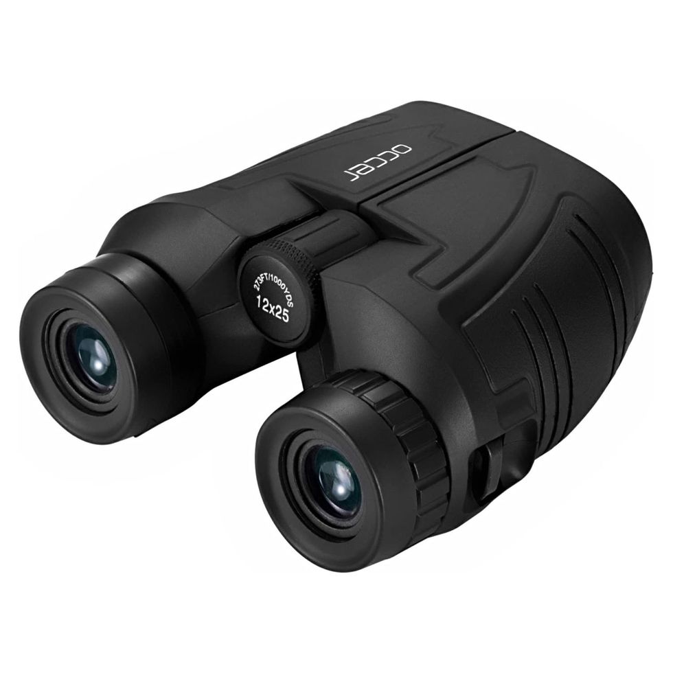 12x25 Compact Binoculars with Clear Low-Light Vision