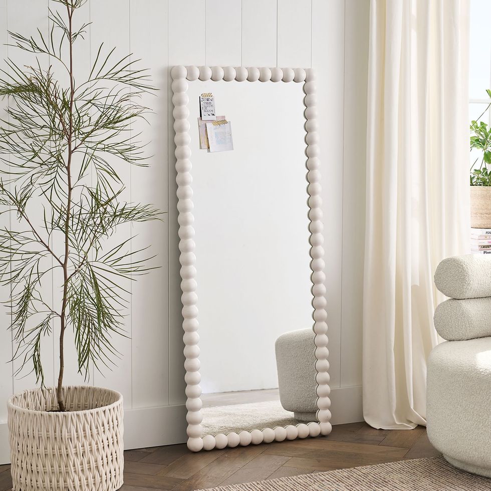 MIRUO Arched Full Length Mirror Large Arched Mirror Floor Mirror with Stand  Large Wall-Mounted Mirror Hanging or Leaning Against Wall Wood Frame