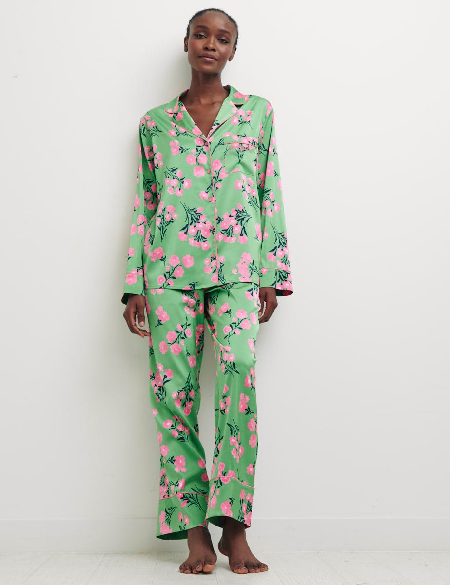 Gloria Floral Long Sleeve Long Leg Pyjama set, was £59, now £29