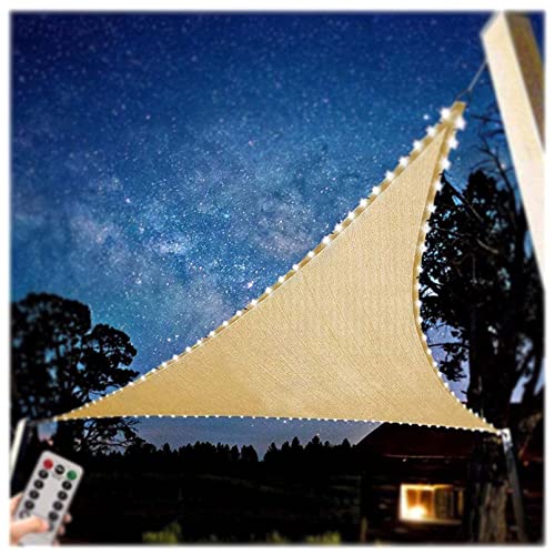 Sail Shades for Garden with Led Lights