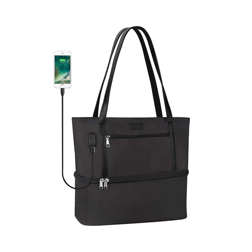 Lunch Tote Bag with USB Port 