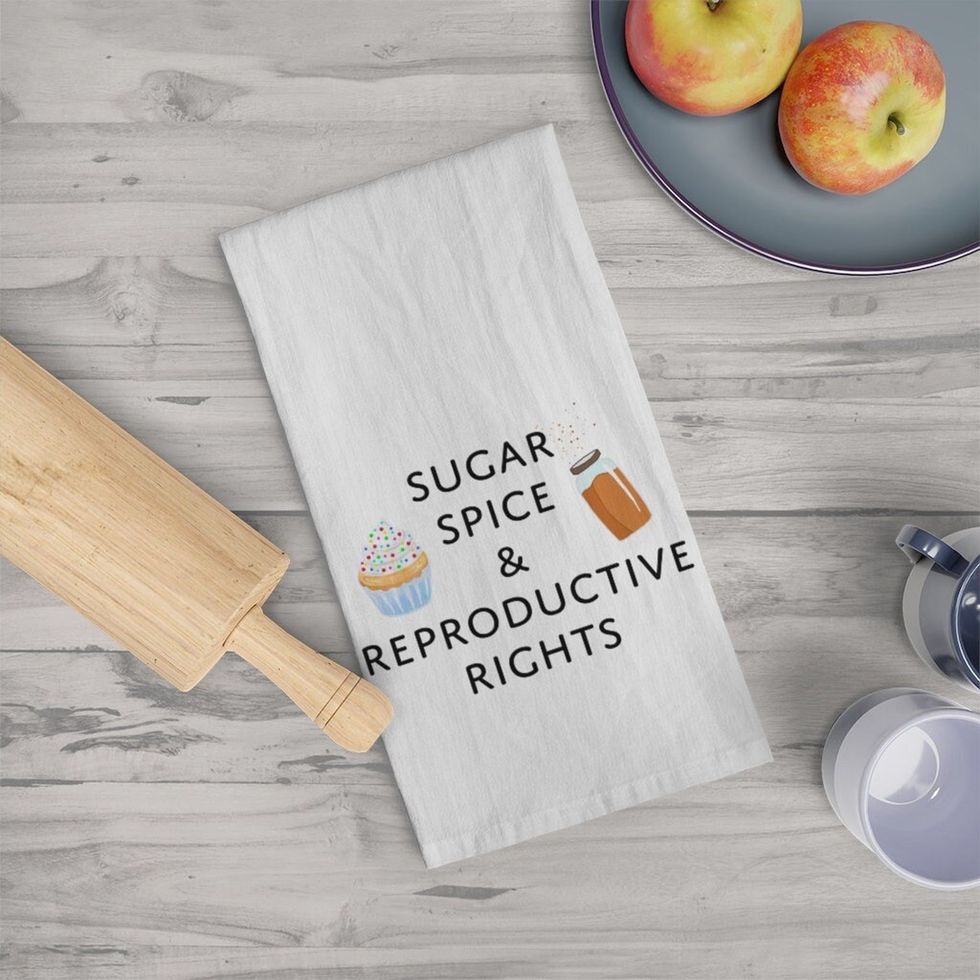 Sugar Spice and Reproductive Rights Hand Towel