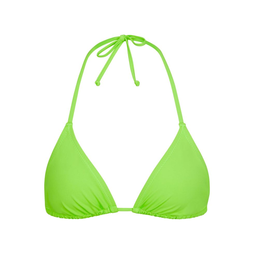 Shop Hailey Bieber's Neon Green Skims Bikini for Under $80