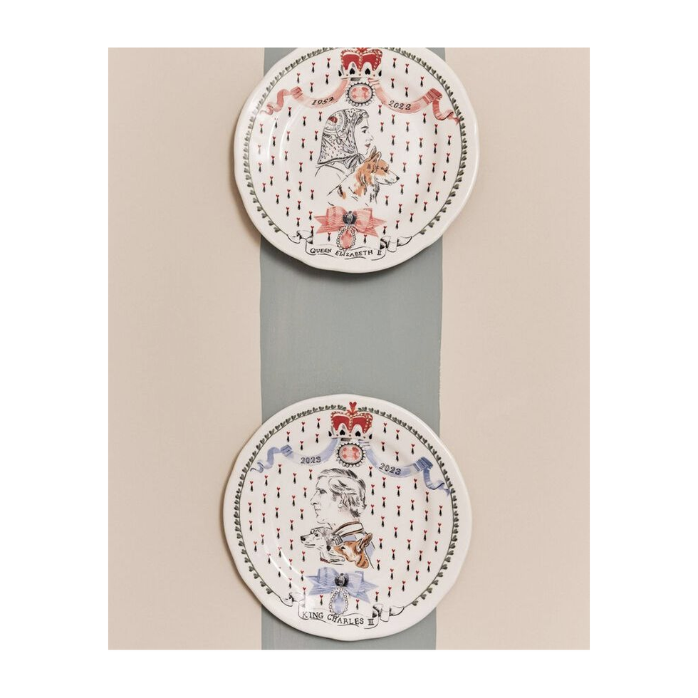 Coronation King & Queen Royal Stafford Side Plate Set- £21