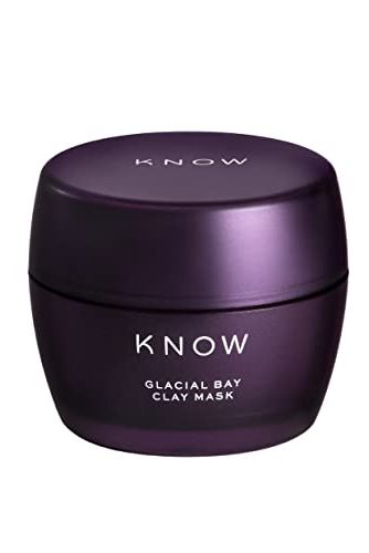 KNOW Beauty Glacial Bay Clay Mask with Canadian Colloidal Clay - Remove Impurities, Tighten Pores, Improve Radiance, Gentle and Hydrating for Acne and Oily Skin - With Lactic Acid and Giant Sea Kelp