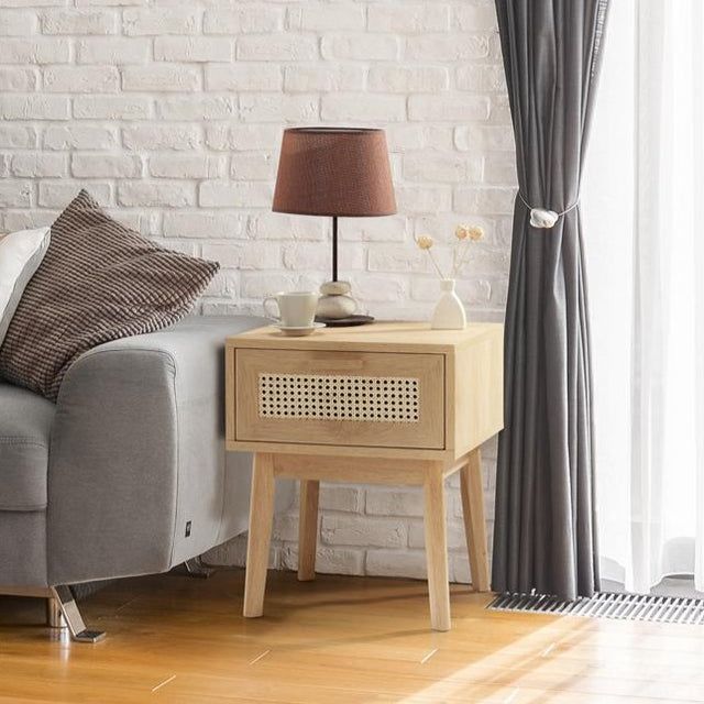 Disa Wooden Side Table in Natural