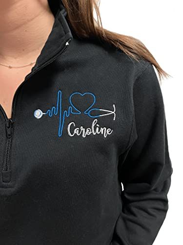 Personalized hot sale nurse sweatshirt