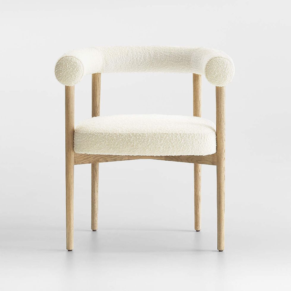 Mazz Bouclé Dining Chair by Leanne Ford