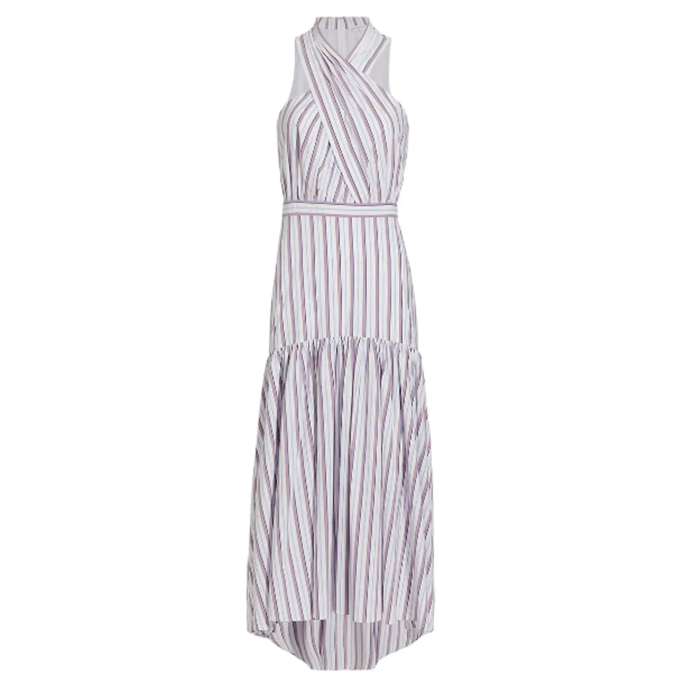 Radley Striped Halter Maxi Dress