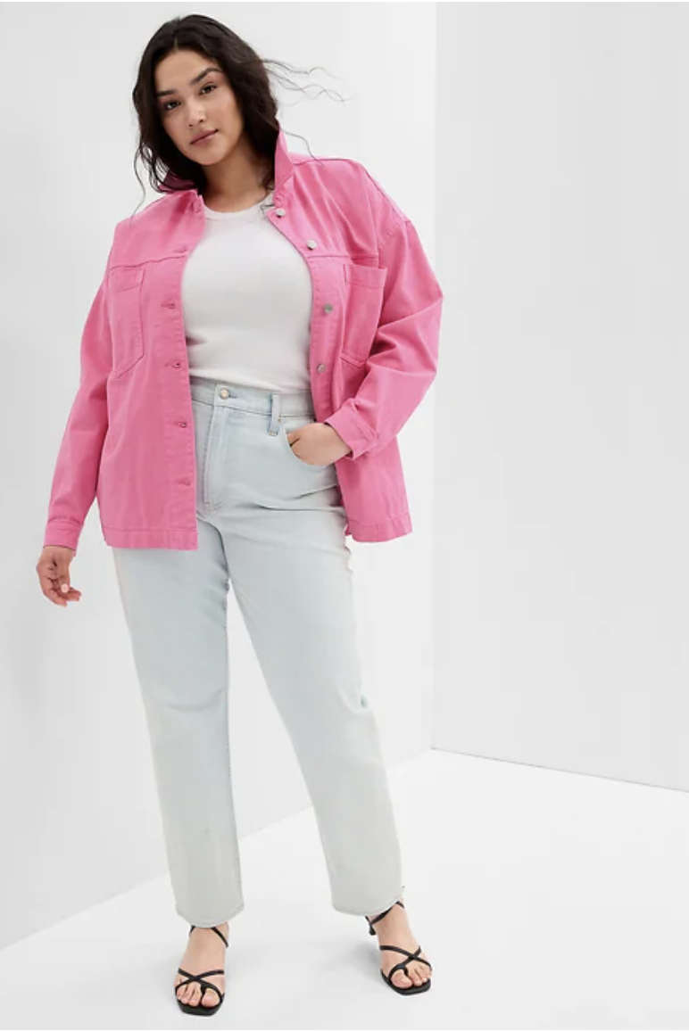Chic - LV Denim Jacket Color: Pink and Black Pls check