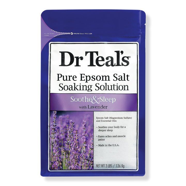 Soothe & Sleep with Lavender Pure Epsom Salt Soaking Solution Soothe & Sleep with Lavender Pure Epsom Salt Soaking Solution