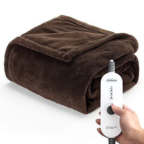 Royal Luxe Walnut Heated Personal Throw Blanket