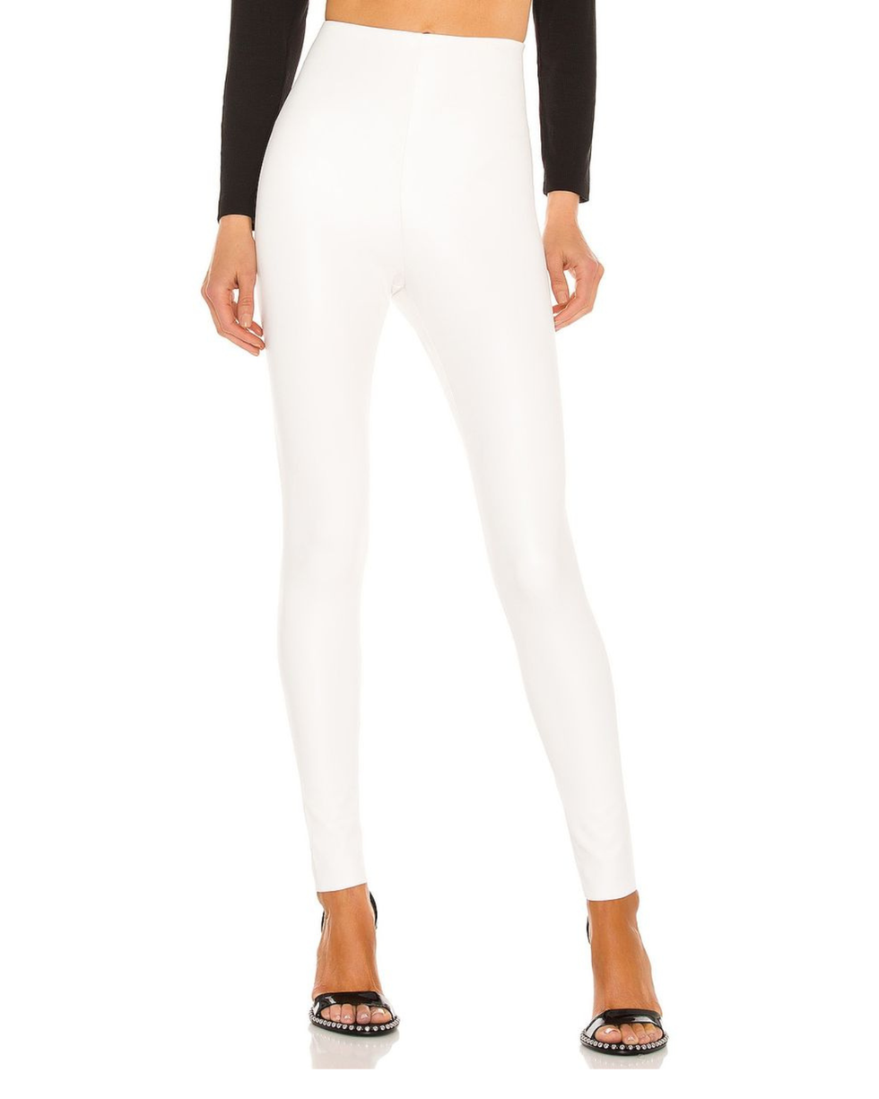 Womens White Fleece Lined Faux Leather Leather Leggings Instagram Warm Push  Up Winter Legging In Solid Colors By Shascullfites 211117 From Kong01,  $31.65