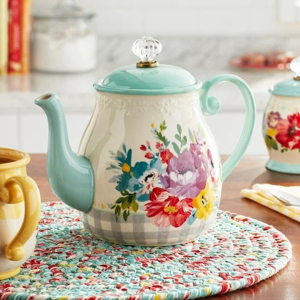 The Pioneer Woman Sweet Romance Blossom Tea Pot
