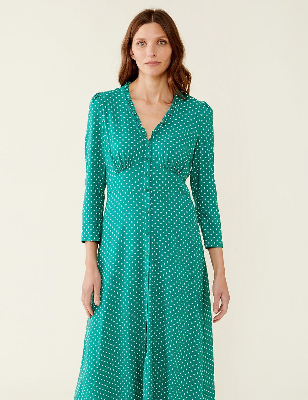 Susanna Reid's polka dot midi dress is the perfect spring look