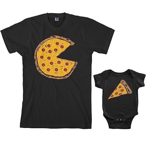 Pizza Pie & Slice Matching Shirt and Bodysuit