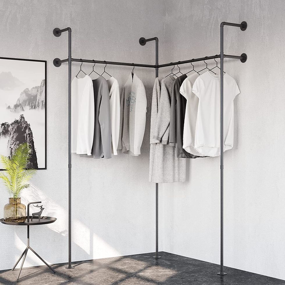 Creative 6 Hooks Cabinet Hanger Wardrobe Holder Cup Shelf Clothing