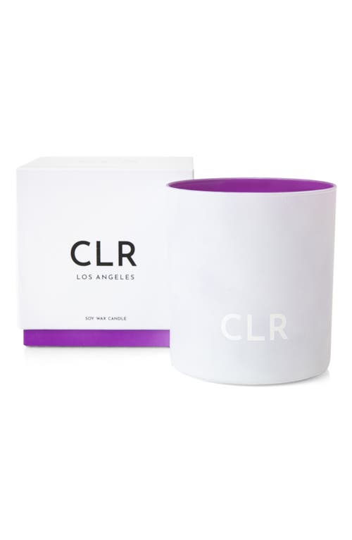 Purple Scented Candle