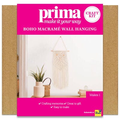 Prima Make Your Own Boho Macrame Wall Hanging