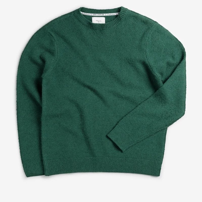 Brushed Wool Crew Neck