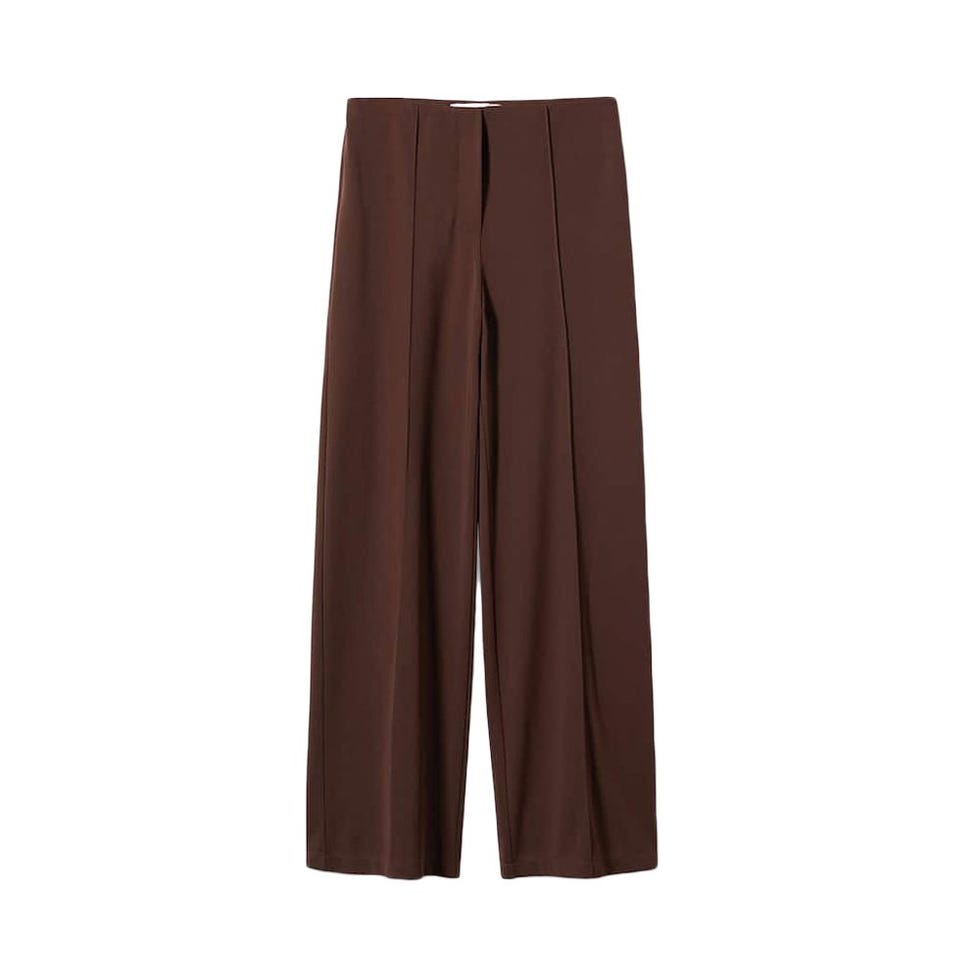 Seam-Detail Straight-Fit Trousers