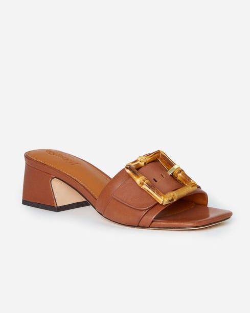 J. McLaughlin Ninette Leather Block Heels J. McLaughlin Ninette Leather Block Heels