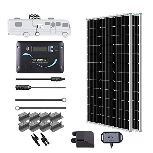 Monocrystalline RV Solar Panel Kit 