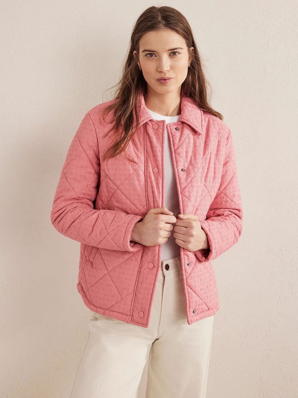 Broderie Quilted Cotton Jacket - Was £120, now £60