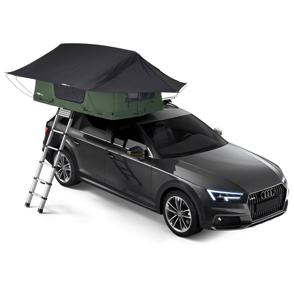 Vehicle shop roof tent