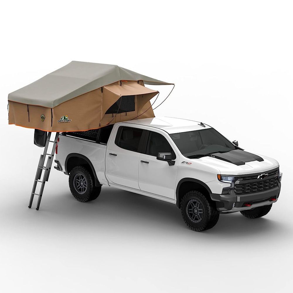 Truck rooftop outlet tents